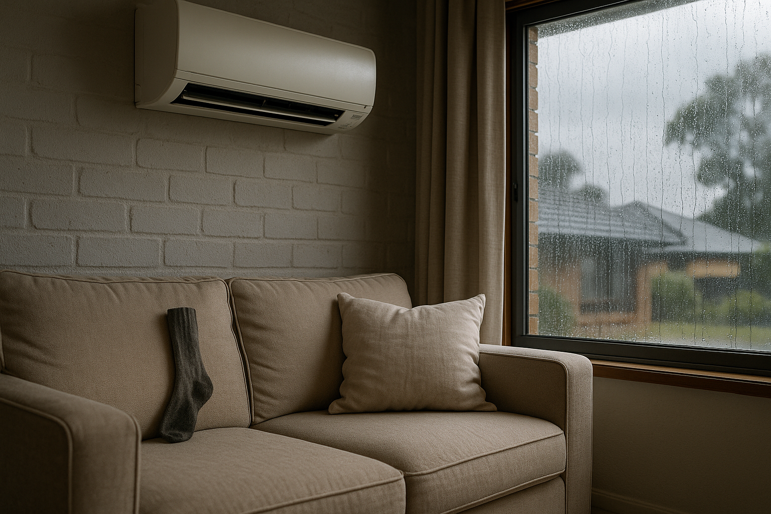 the wet sock smell in rainy wamberal