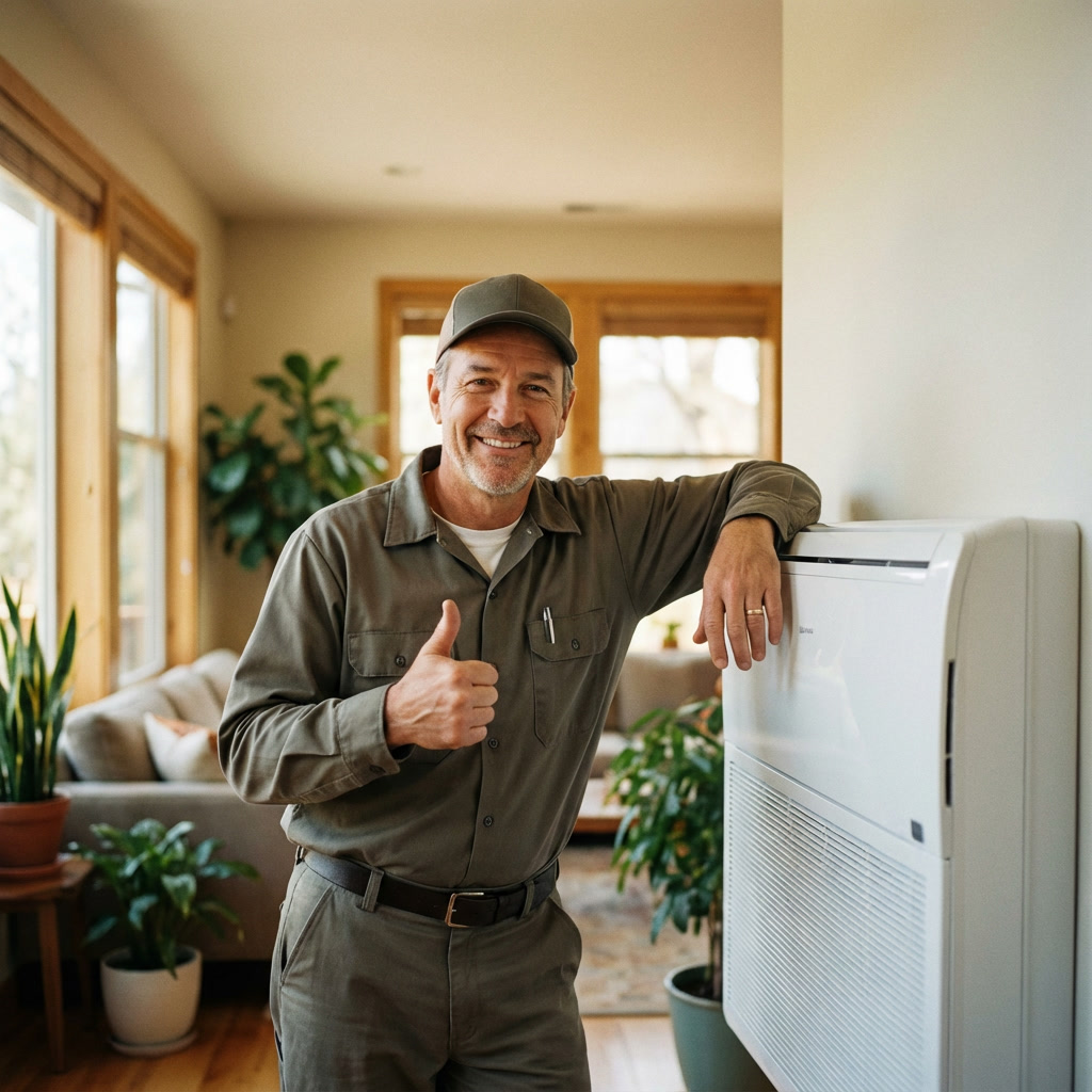 gemini image 2 a cinematic portrait photograph of a friendly hvac technician giving a thumbs up 0 a31e9abf 62b1 4149 9192 5d004622ab12